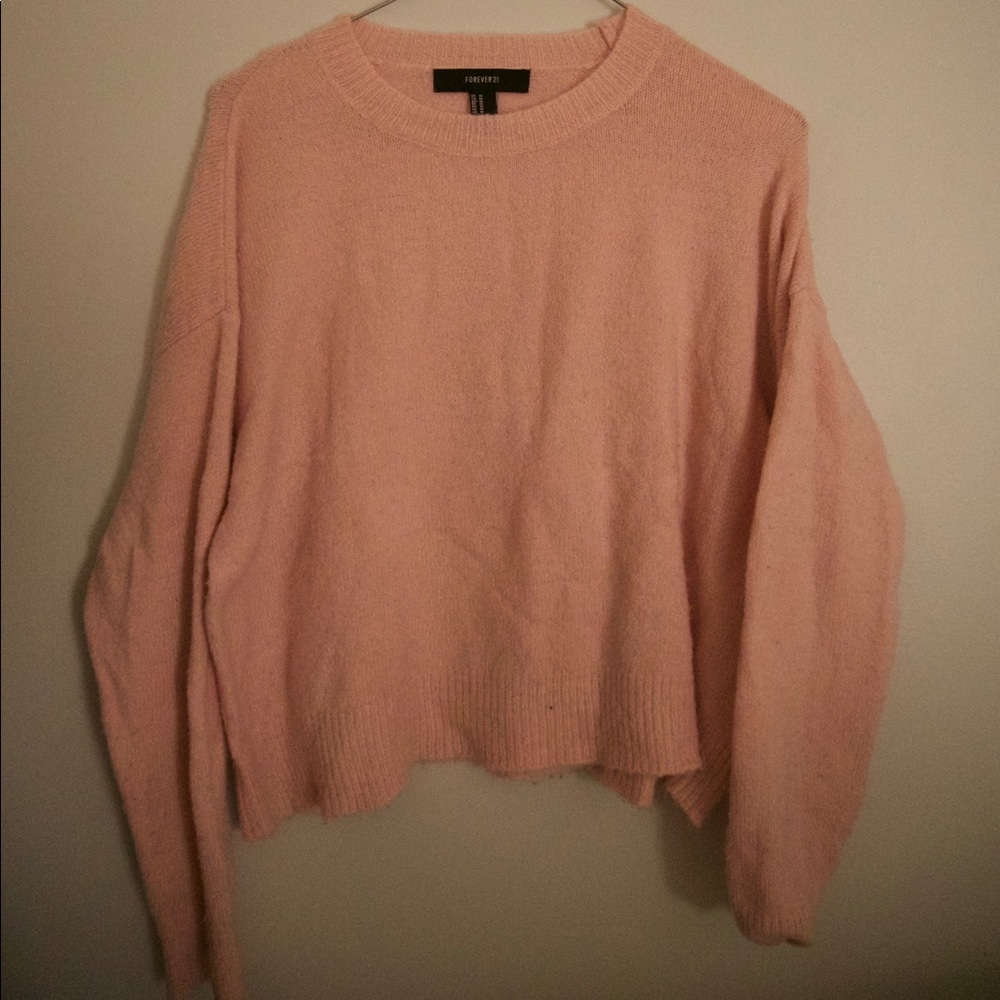 Light Pink Forever 21 Sweater